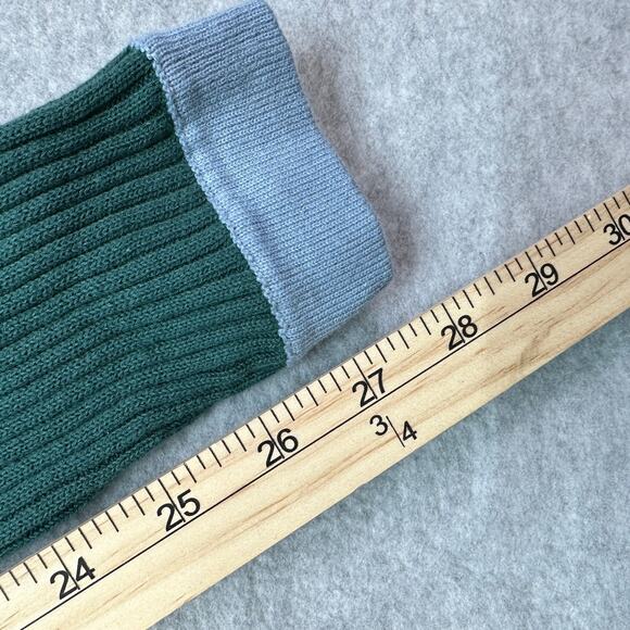 Tillys Colorblock Crop Sweater WMNS M Multi Color Full Tilt Long Sleeve Crewneck - Picture 8 of 8